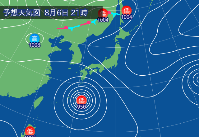 予想天気図