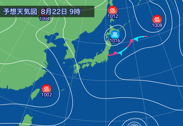 予想天気図
