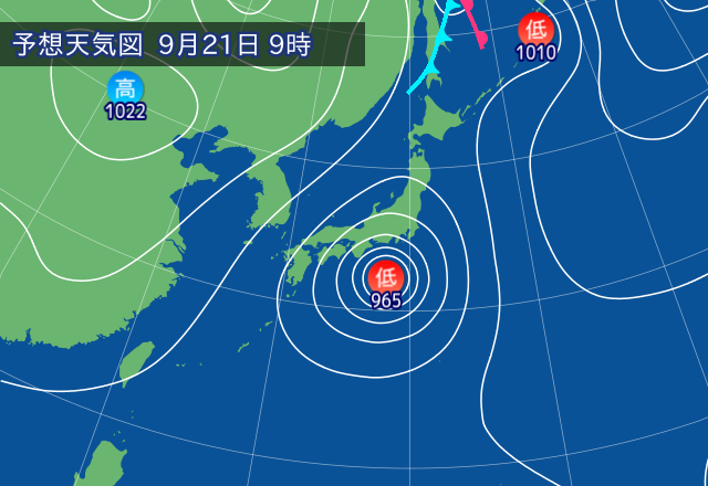 予想天気図