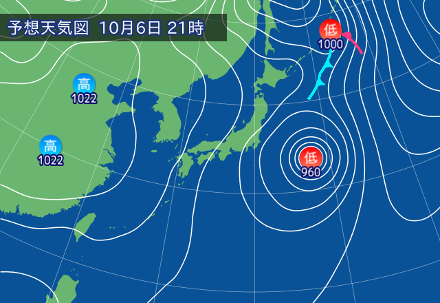 予想天気図