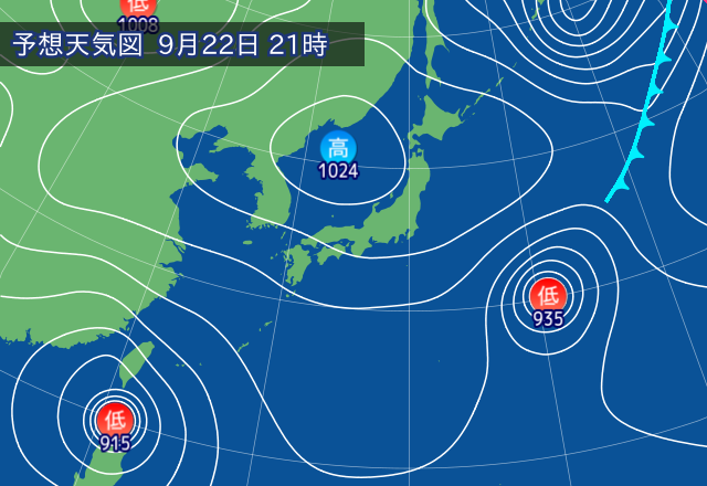 予想天気図