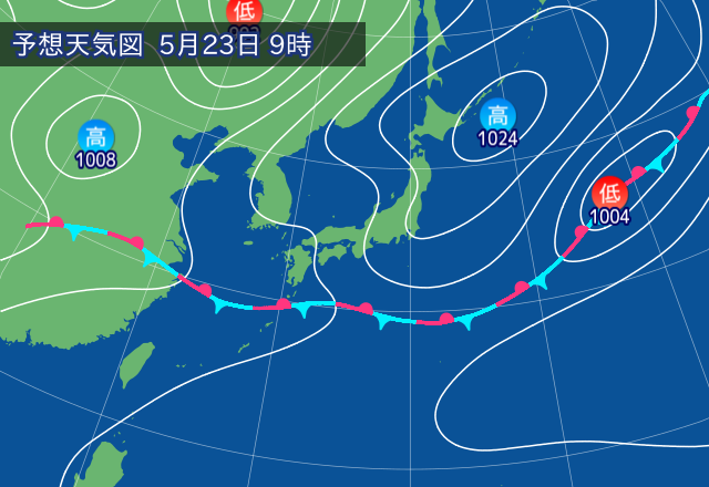 予想天気図