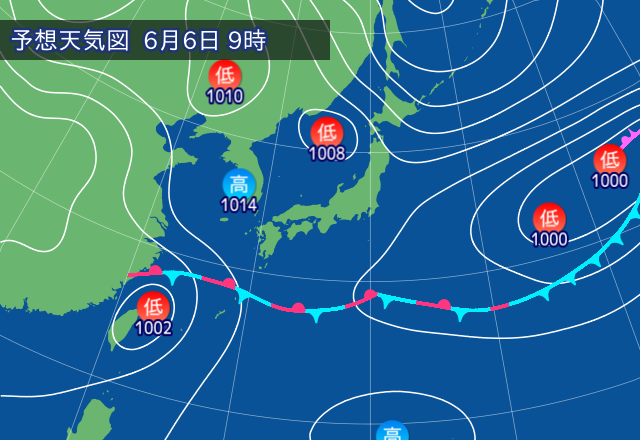 予想天気図