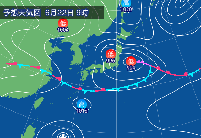 予想天気図