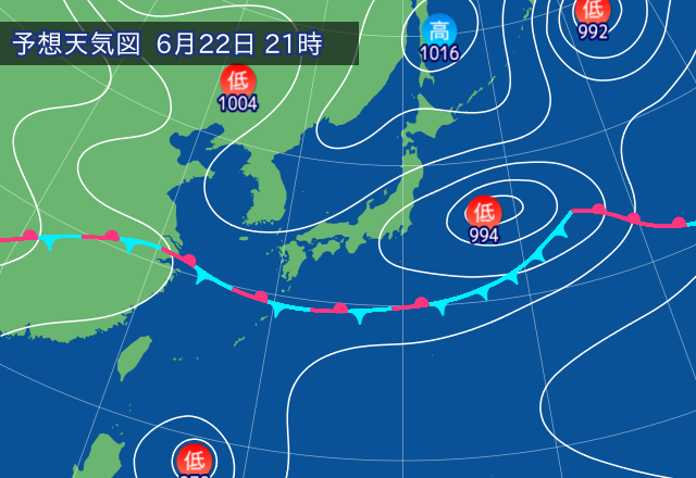 予想天気図