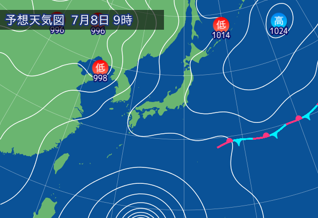 予想天気図