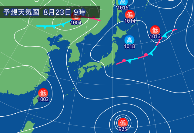 予想天気図