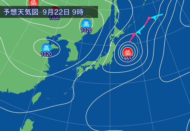 予想天気図