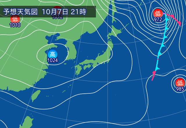 予想天気図