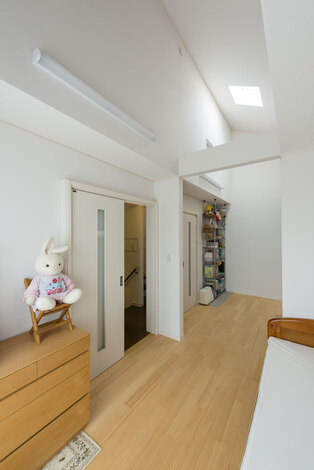 ２ドア1ルームの子供部屋は将来的には二部屋に仕切ることが可能