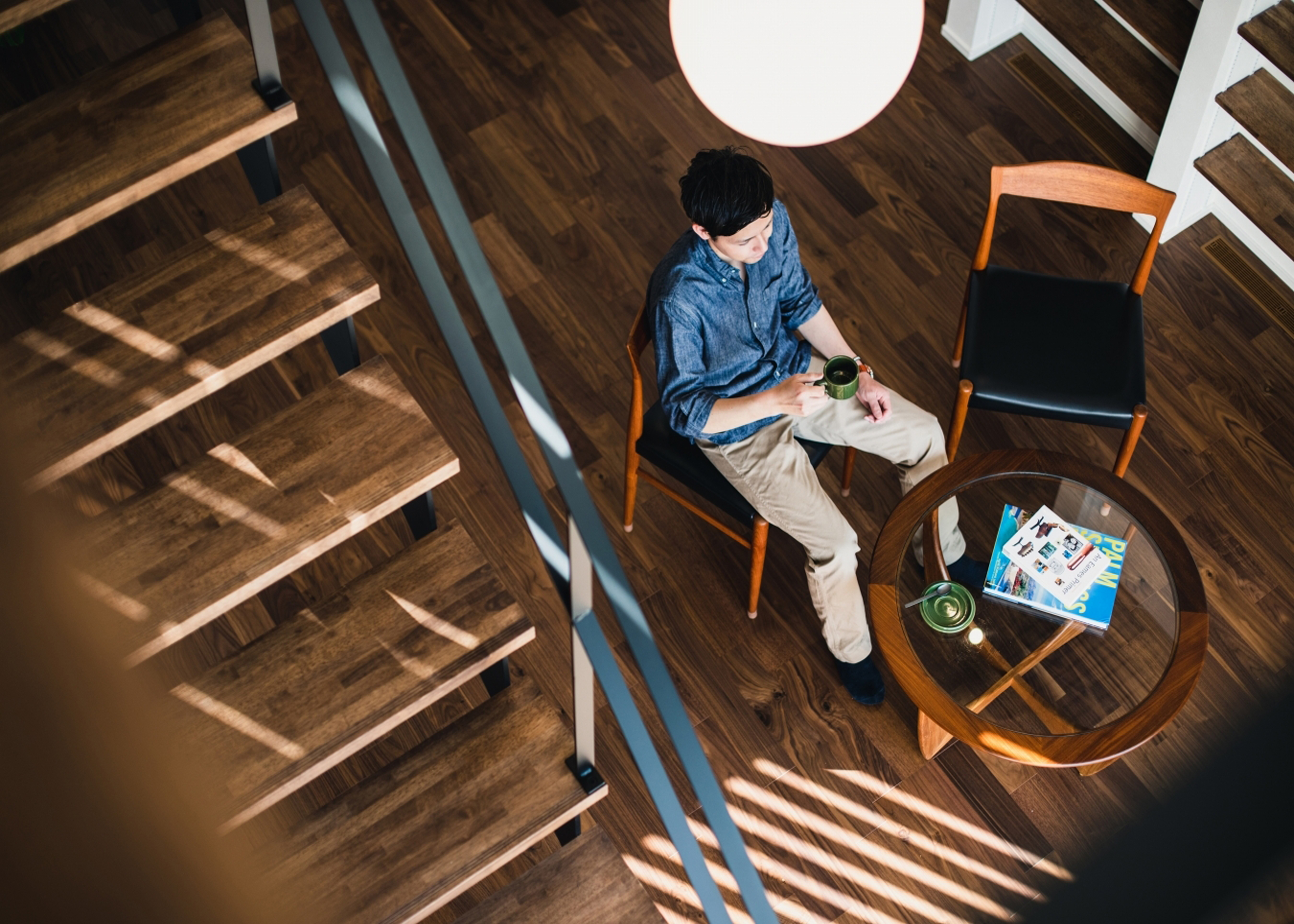 小幡建設【デザイン住宅、収納力、趣味】好きな本に囲まれて過ごす至福の時間