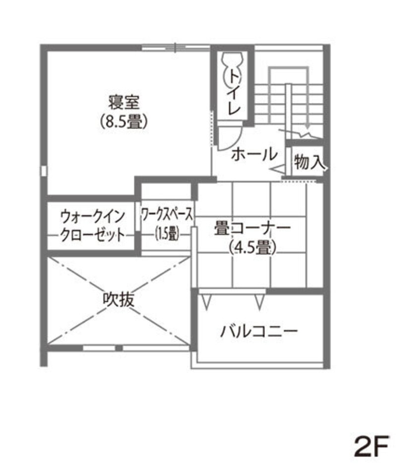 金子工務店/めぐみ不動産 日常に非日常を取り込む、豊かに住まう家 ２階