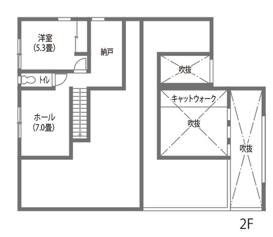 AQURA HOME（アキュラホーム） 家事も育児も楽しくなる平屋感覚の住みやすい家 2階