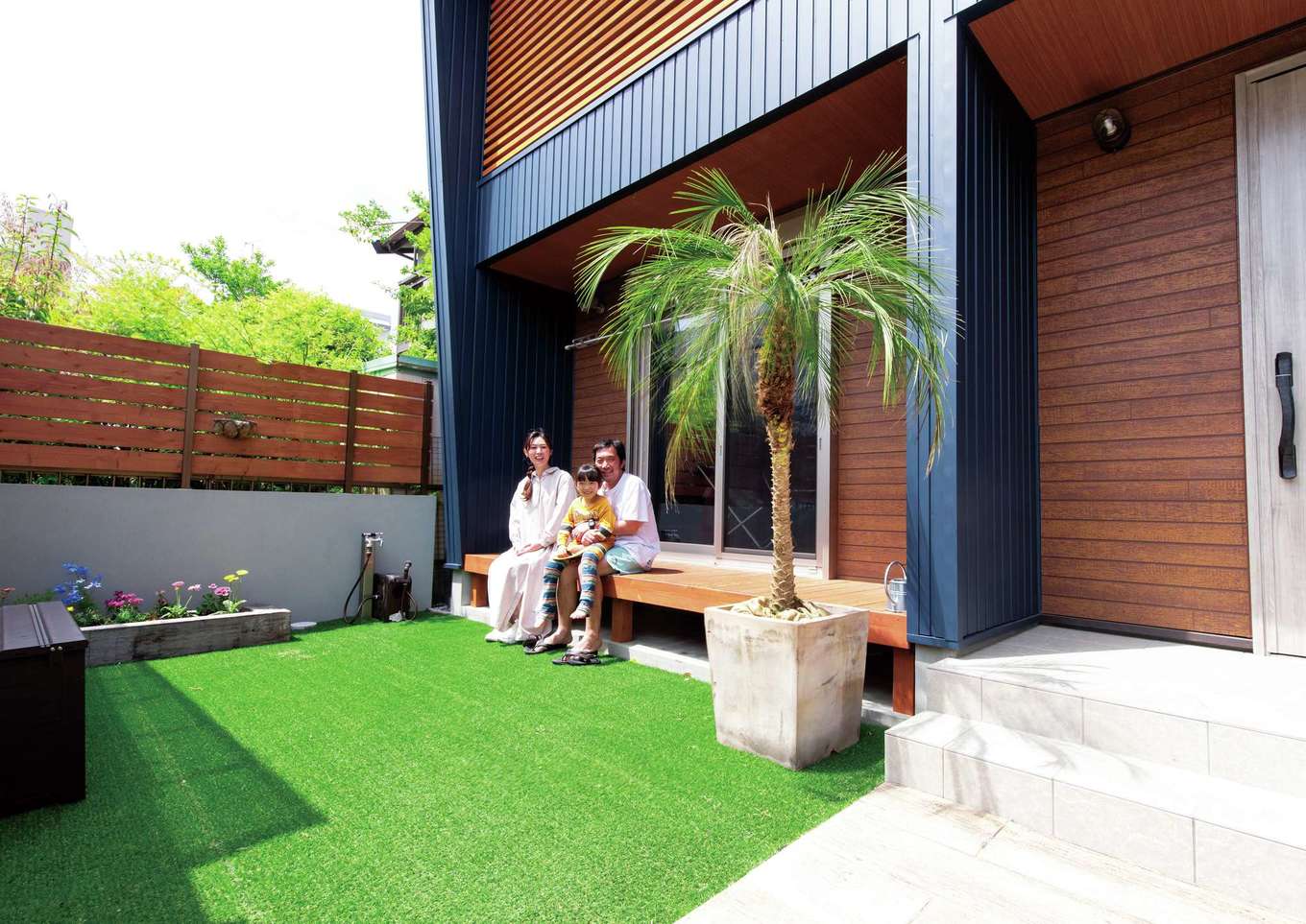 サイエンスホーム【1000万円台、デザイン住宅、趣味】BBQや家庭菜園もできる庭