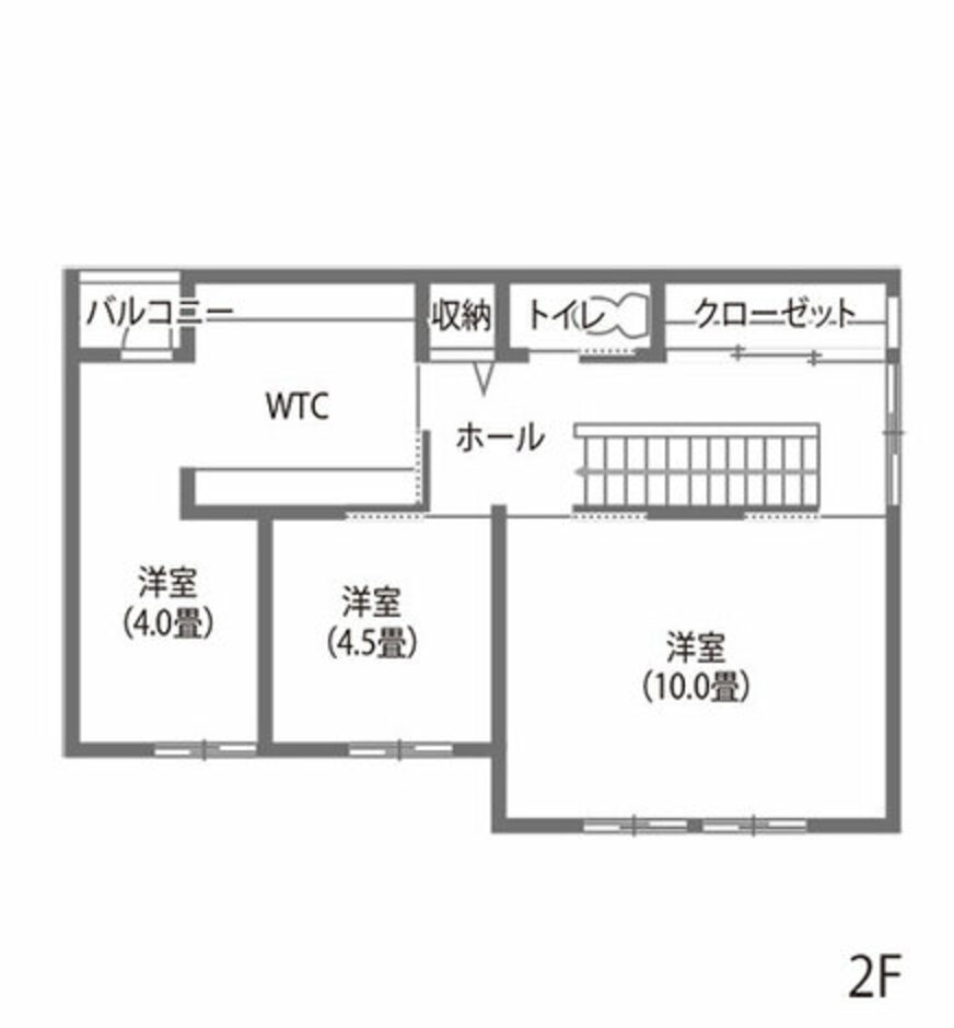 SEIEN ARCHITECT LDKとウッドデッキが繋がる38坪の開放感溢れる間取り 2F