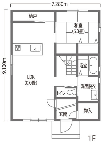 まつざわ建築 大工の技が随所に。災害対策も万全な自然素材の家 1階