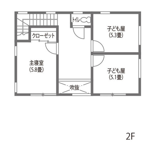 アールコーブ・ホーム（一級建築士事務所） by安江工務店 防音対策でピアノ教室を叶え、パッシブデザインも取り入れた高性能住宅 2階
