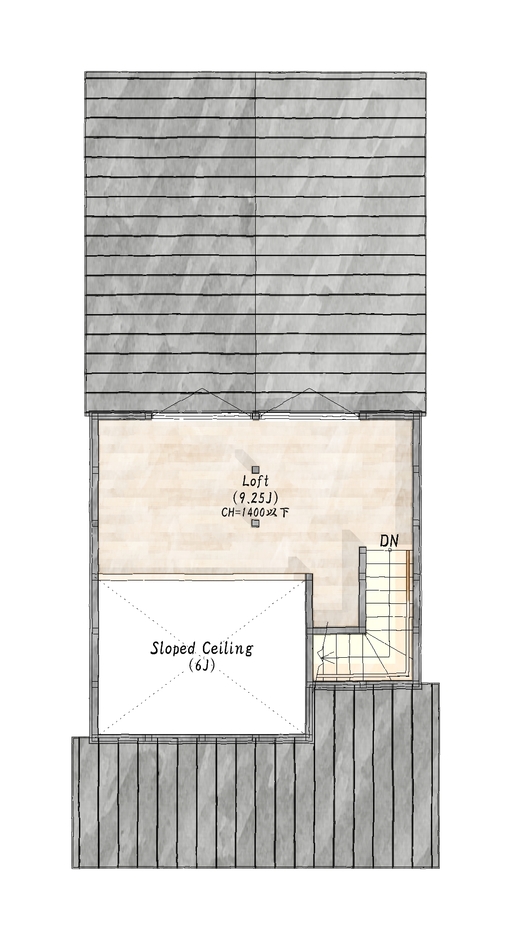三和建設 愛猫と暮らす平屋 ロフト