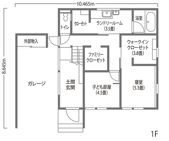 住家 JYUKA 洗練、便利、唯一！ 私たちのミッドセンチュリー 1階