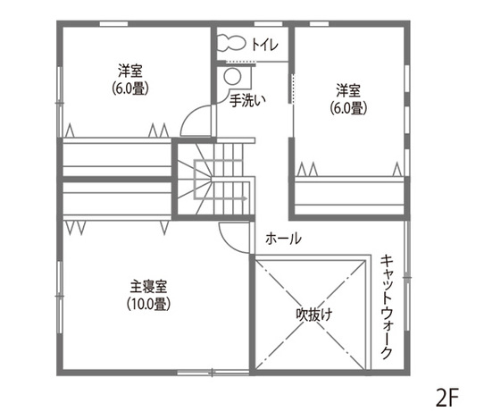 REIWA HOUSE（令和ハウス） 光の差し込む吹抜けで家族のつながりを感じる和モダンの家 2階