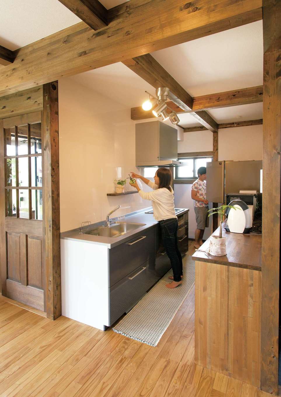 サイエンスホーム【1000万円台、デザイン住宅、自然素材】料理に集中できる独立型のキッチン