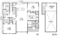 無駄を省いたコンパクトな間取りで広々LDKと家事ラク動線が実現