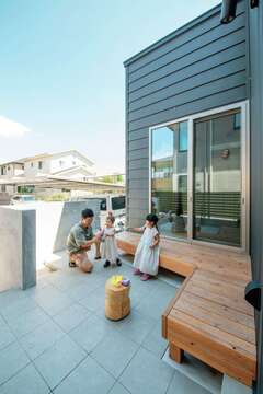 庭では人目を気にせず楽しめる