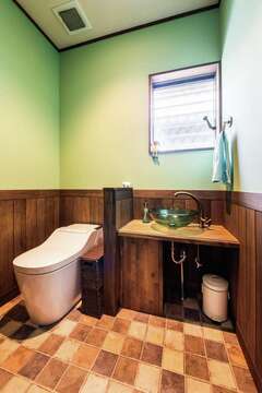 かわいいトイレは家族の一番のお気に入り