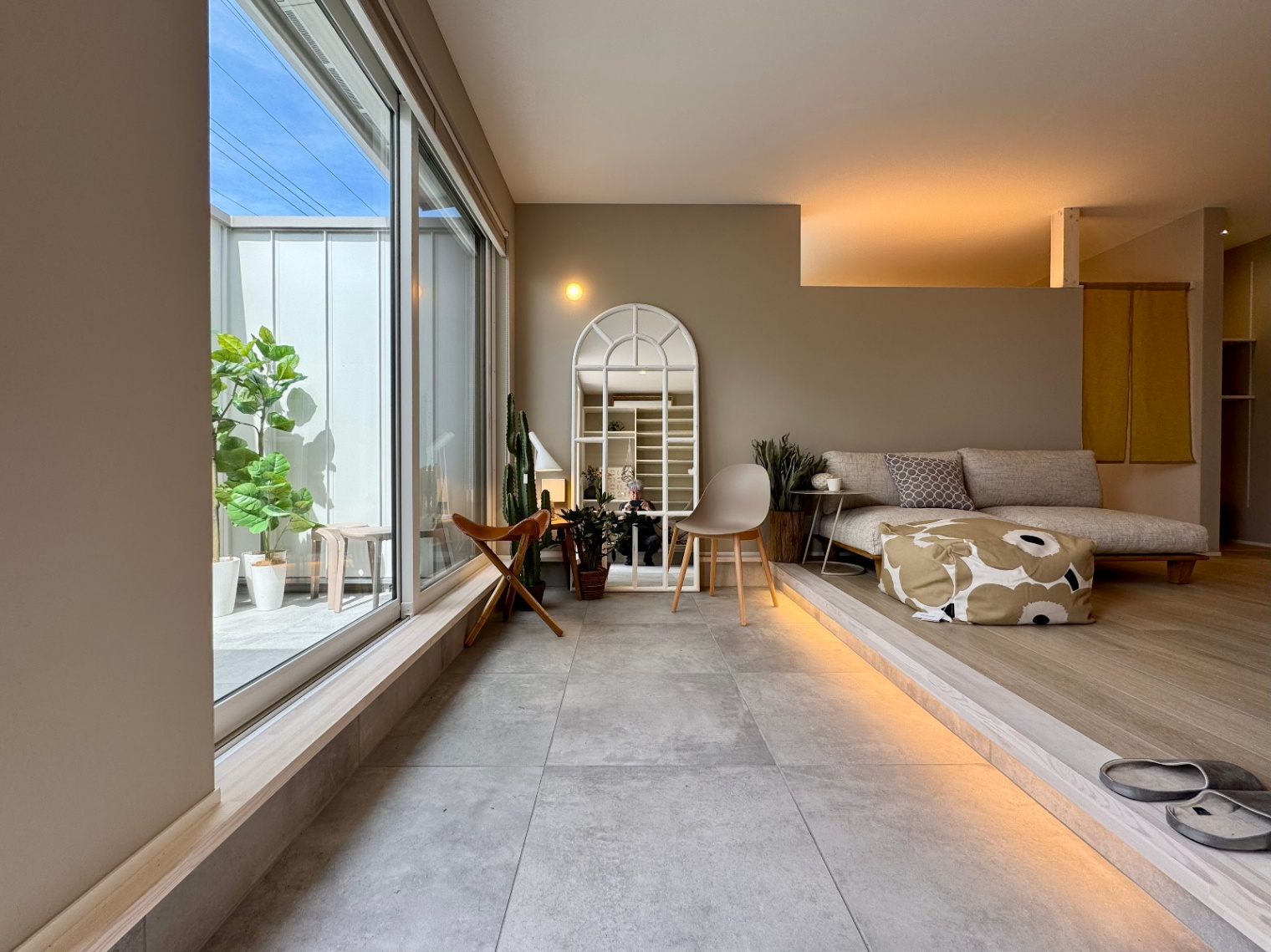 広い玄関土間スペース