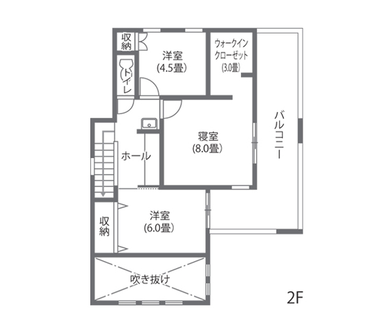 三和建設 回遊動線＋大パントリーすっきり大空間を実現したラグジュアリーな白の家 2F