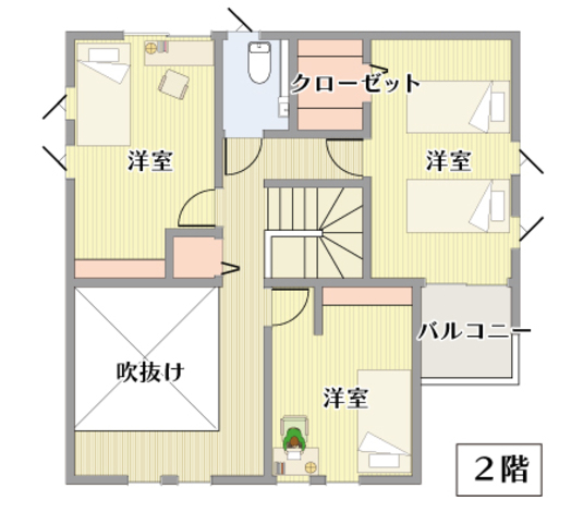 アフターホーム 人も猫も、のびのび快適に暮らせる高性能デザイン住宅 2階