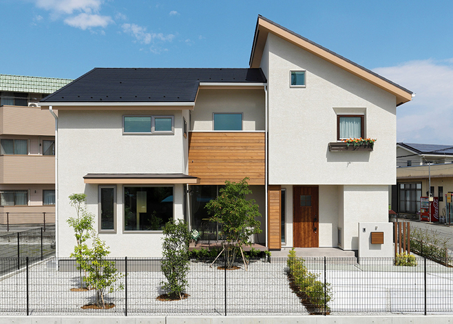 1年中快適な全館空調、冬季の加湿機能付きで湿度も快適