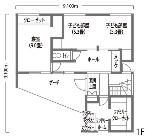 TENアーキテクツ 一級建築士事務所 多彩なくつろぎをもたらす解放感と“おこもり感”のある家 1階