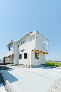 自然素材のGX基準対応 　コンパクトサイズの焼津モデルハウス　