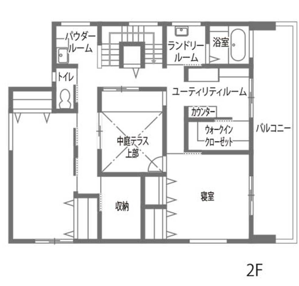 内田建設 豊田市　トレーニングルームのある家 2階