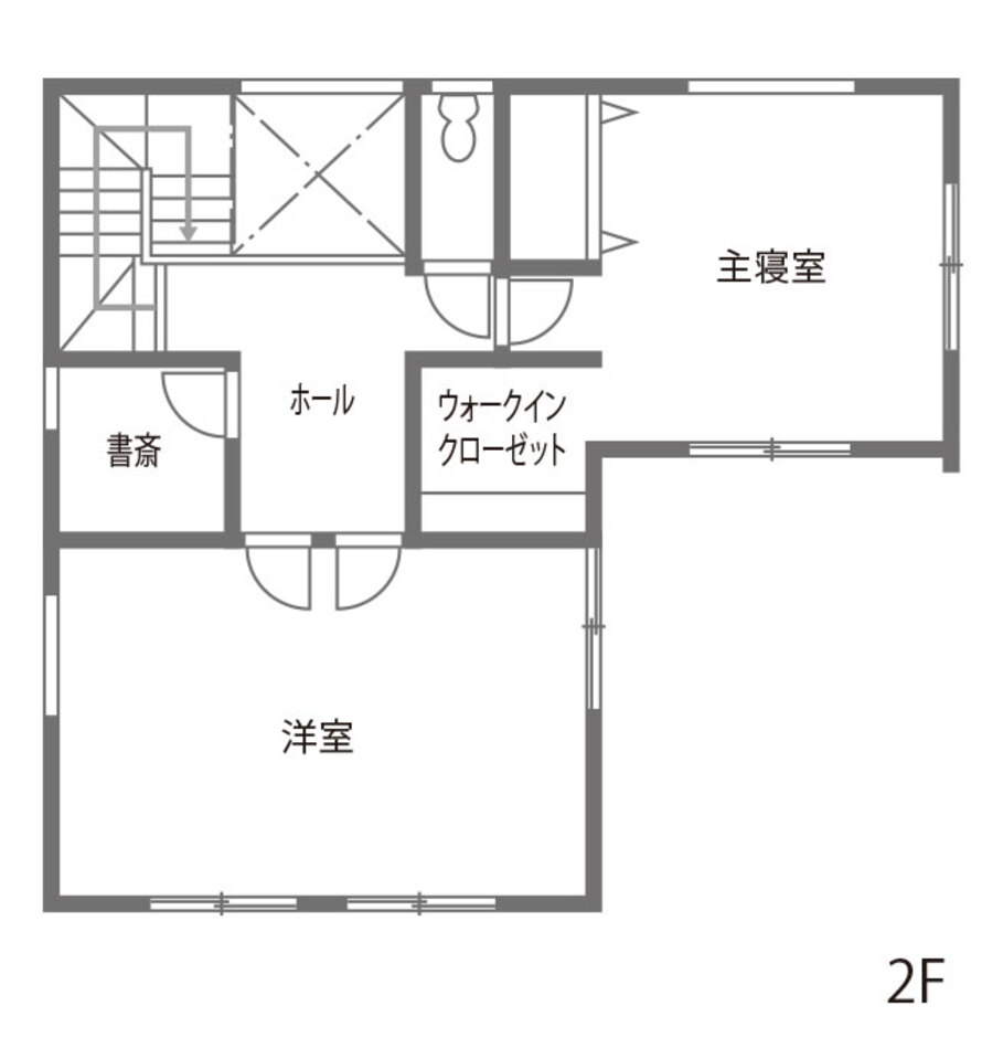 内田建設 豊橋市　LDKに畳コーナーがある家 2階