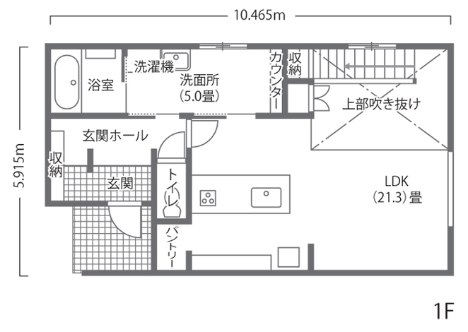 Yamaguchi Design 掛川店（アイフルホーム 掛川店） 駅近の市街地でも、家族がのびのび暮らせる家 1F