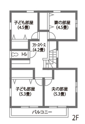 スカイグラウンド 旅館でくつろぐ非日常が日常に！ スタイリッシュな和モダン住宅 2階