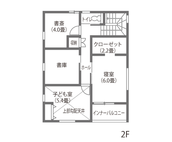 芹工務店 16畳の広々LDKに家族の“欲しい”を詰め込んだ　 暮らしが楽しい「幸せのなる家」 2F