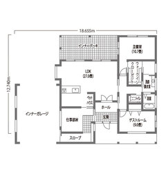 アイクラーホームを踏襲。アメリカ伝統のモダンな平屋