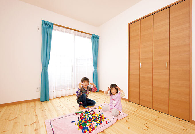 「ボクのへや」とはしゃぐ子どもたちの姿も微笑ましい