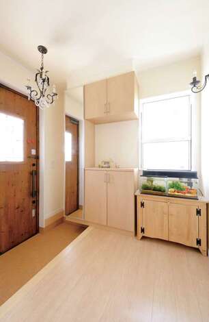 アイアンのシャンデリアがお気に入り