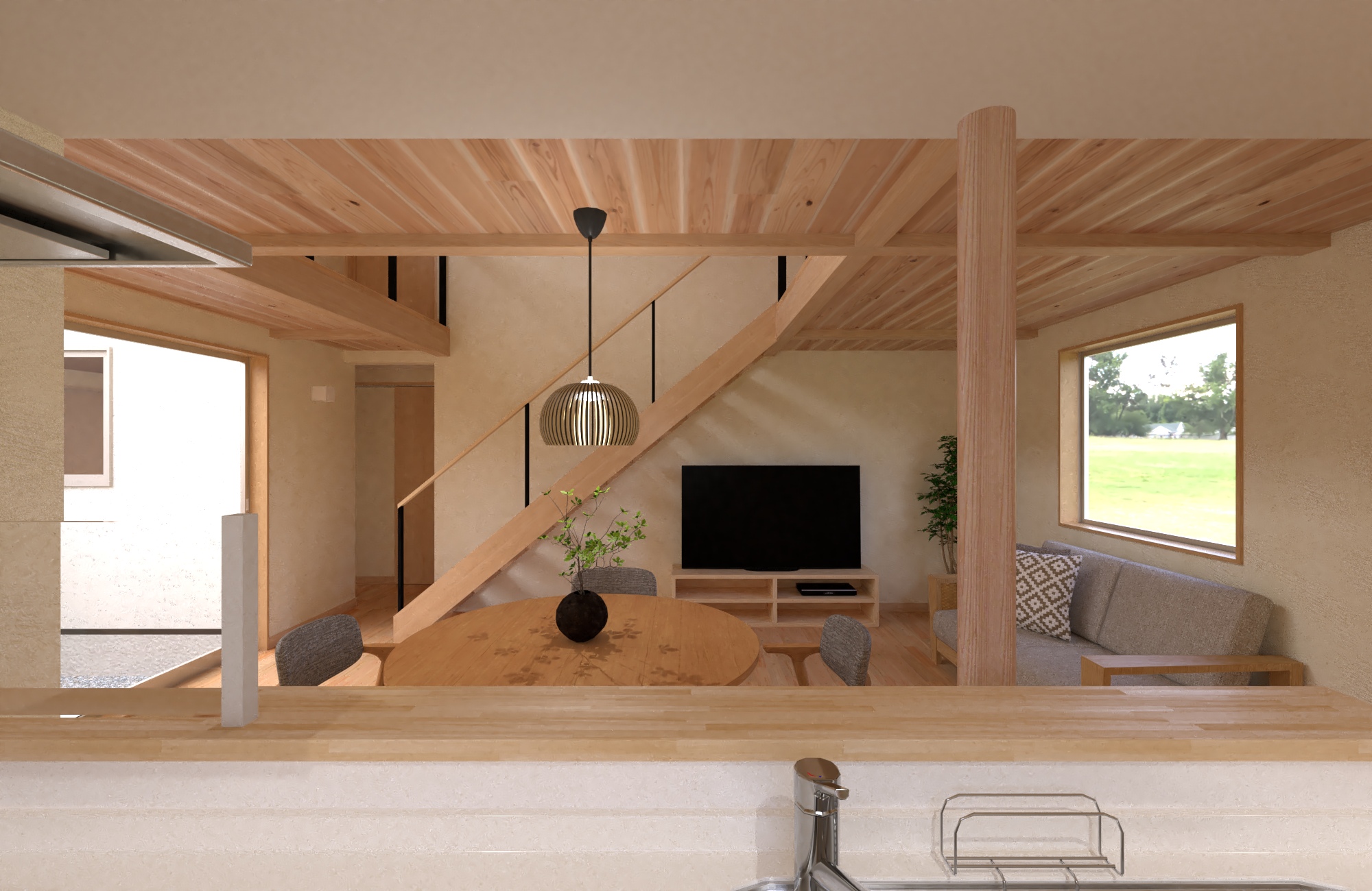 天竜材を使用した住まい
