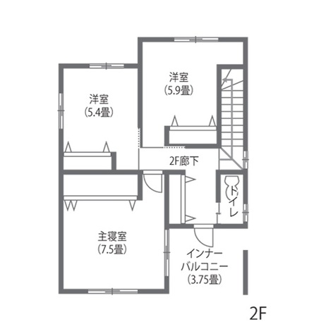ナイスホーム 家族団らんの時間が増える家事ラク・育児ラクの家 2F