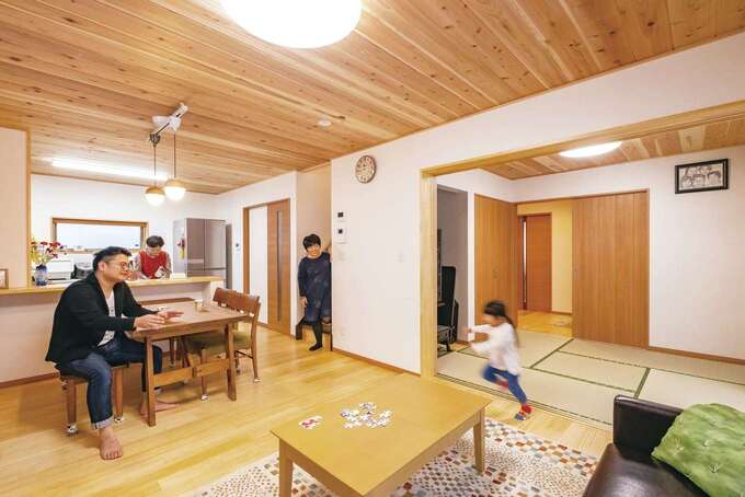 片山建設【二世帯住宅、自然素材、間取り】