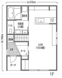 効率的な家事動線が実現！ 27坪のナチュラルな家