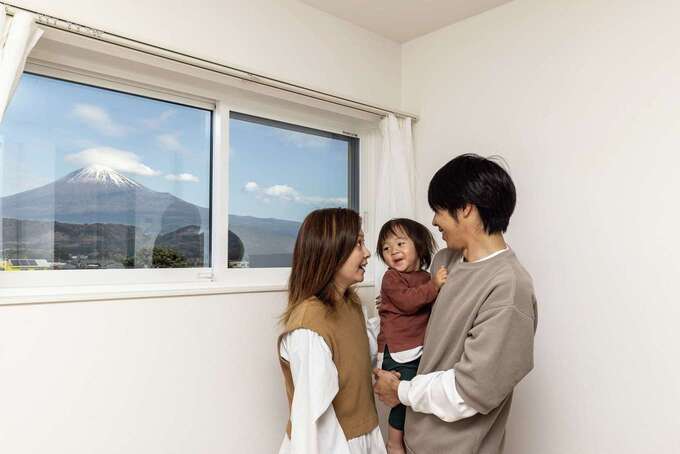 子ども部屋は富士山の特等席