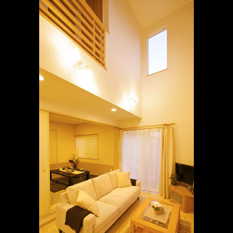 リビングと和室がつながっている間取りはご主人のこだわり