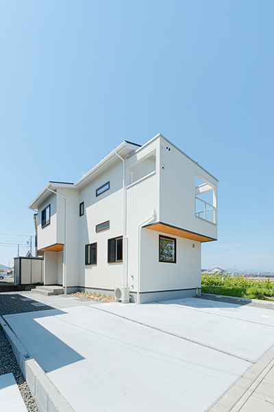 自然素材のGX基準対応 　コンパクトサイズの焼津モデルハウス　