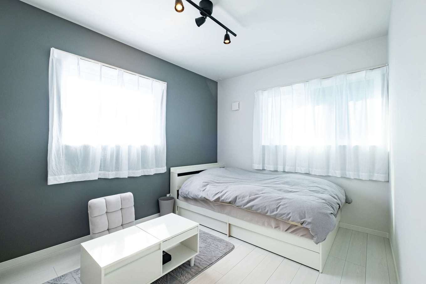 アフターホーム【1000万円台、デザイン住宅、間取り】北欧テイストにコーディネートした長女の部屋